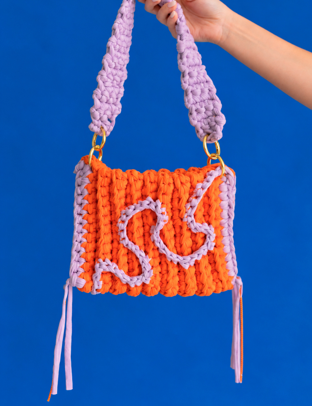 bolso brújula naranja