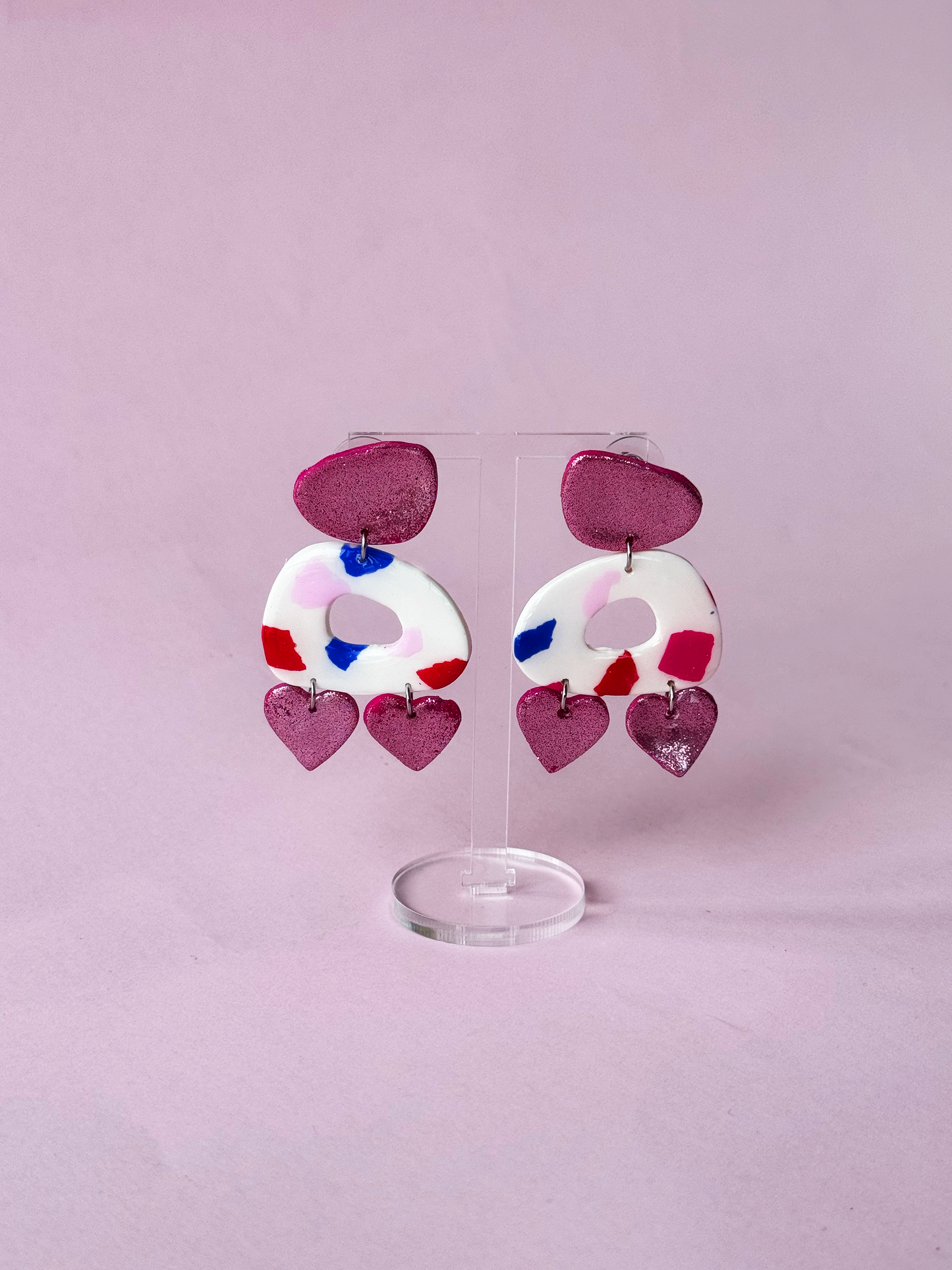 Hera Fuchsia Earrings