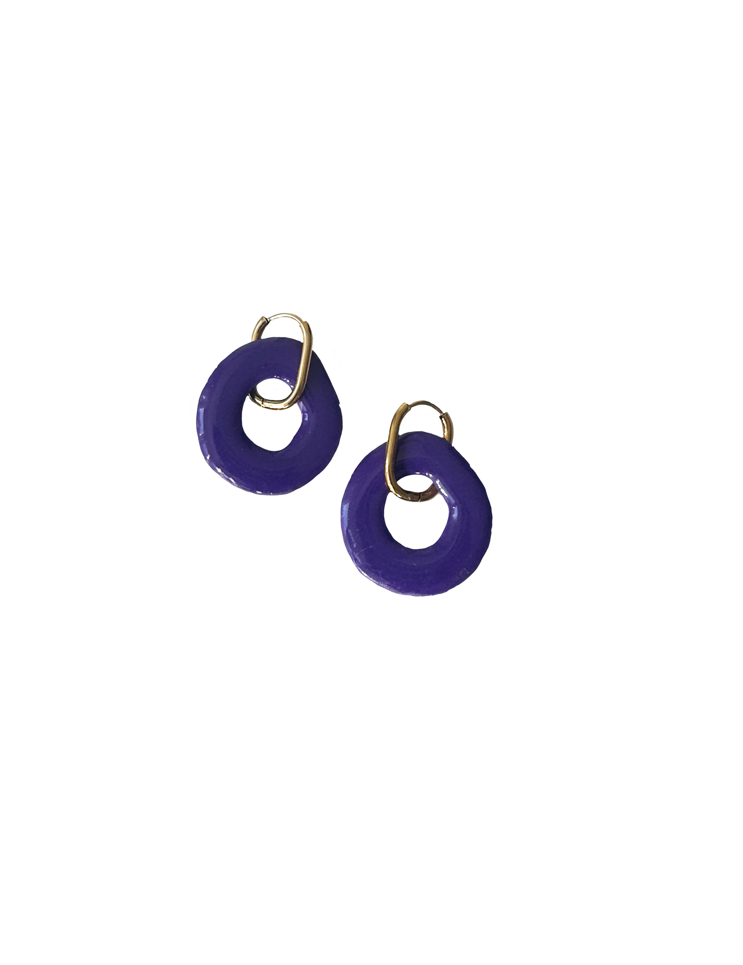 Pendientes Lisboa Morado